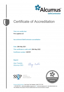 Safe Contractor Certificate of Accreditation